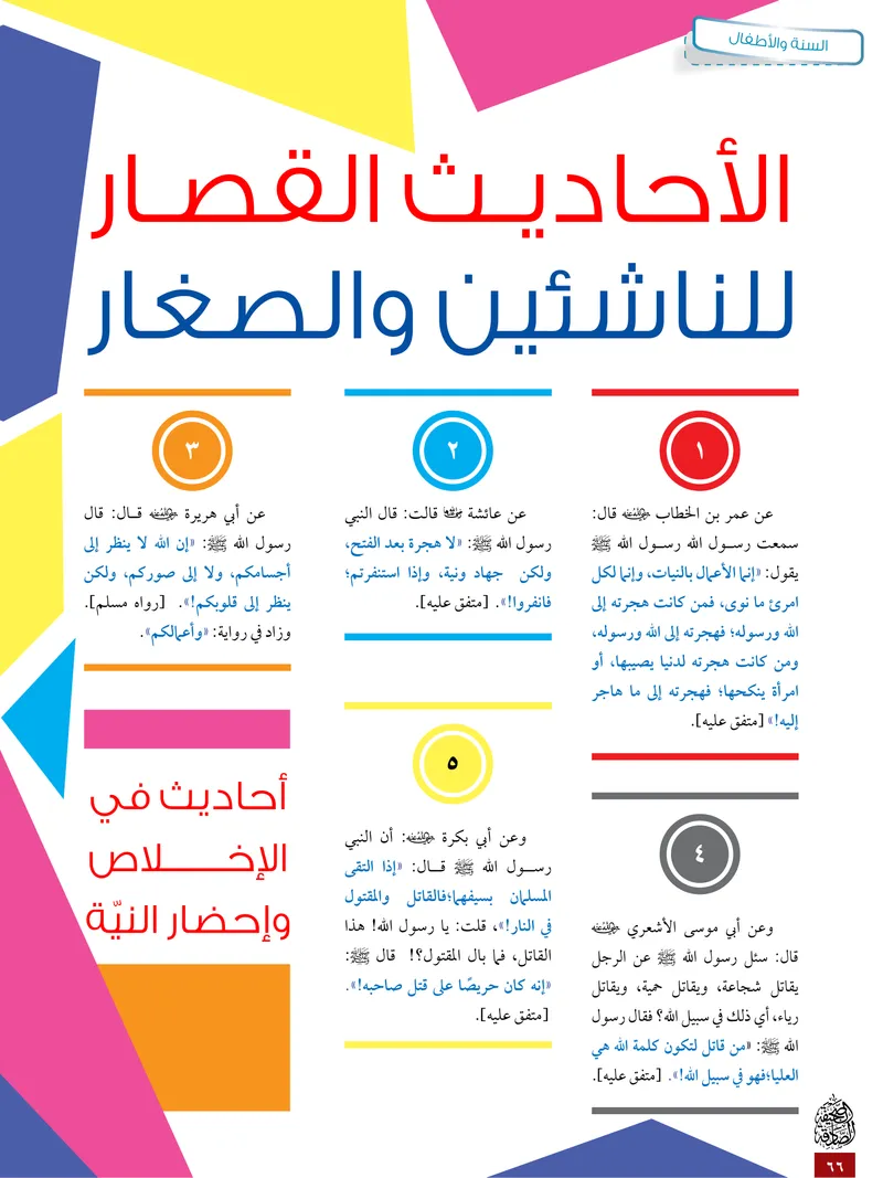 الصحيفة الصادقة، العدد ٥، الصفحة ٦٦ كما طُبعت