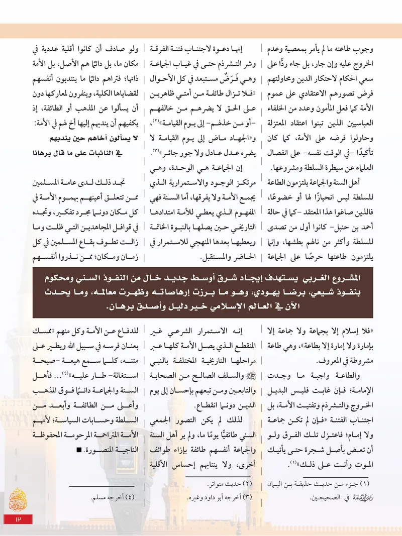 الصحيفة الصادقة، العدد ٩، الصفحة ١٣ كما طُبعت