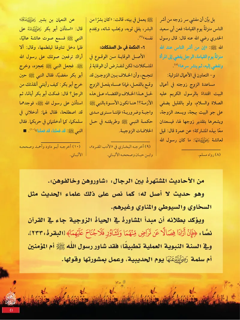 الصحيفة الصادقة، العدد ٩، الصفحة ٤١ كما طُبعت